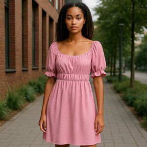 VELVET TORCH Women's Pink Dress SMALL